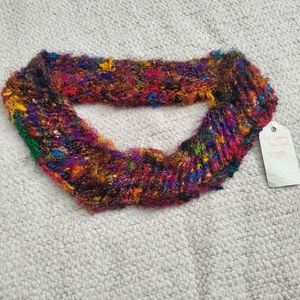 Sari recycled silk cowl